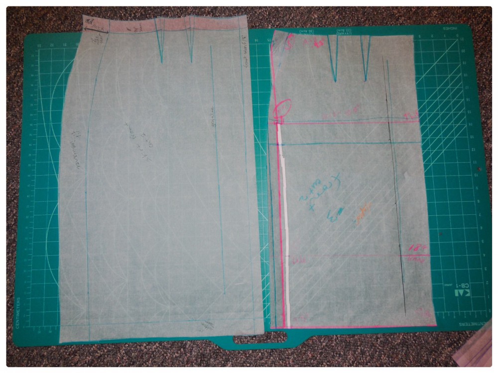 More studying! … Skirt Fitting Shell …