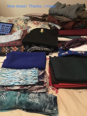 My Fabric Stash … and a game!