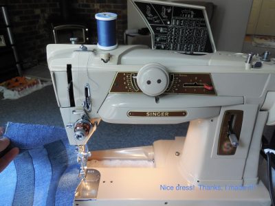 Nice dress! Thanks, I made it!!