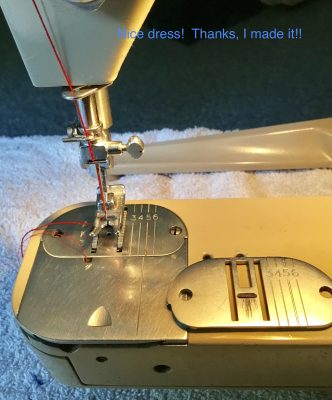 Nice dress! Thanks, I made it!!