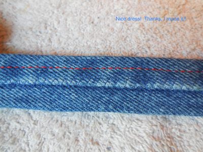 Nice dress! Thanks, I made it!!