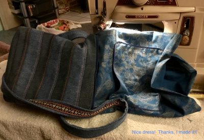 Nice dress! Thanks, I made it!!