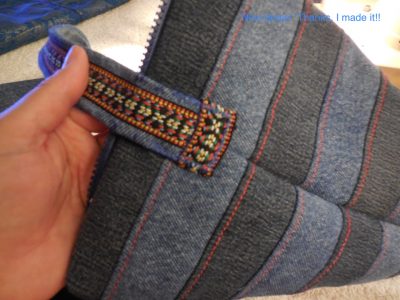 What can I say?  I still had some denim strips left!