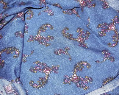 A long drawn out battle with beautiful fabric …