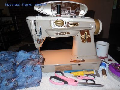 Nice dress! Thanks, I made it!!