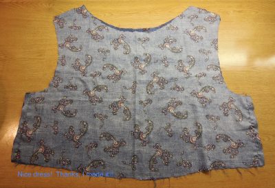 Nice dress! Thanks, I made it!!