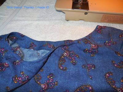 Nice dress! Thanks, I made it!!