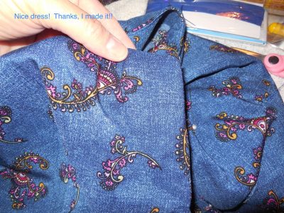 Nice dress! Thanks, I made it!!