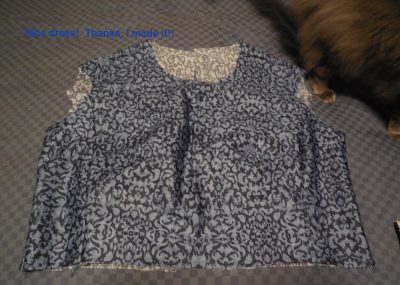 Nice dress! Thanks, I made it!!