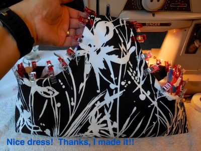 Nice dress! Thanks, I made it!!