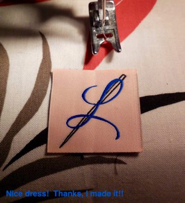 Nice dress! Thanks, I made it!!