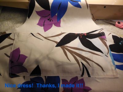 Nice dress! Thanks, I made it!!