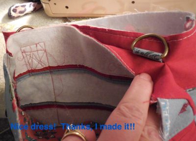 Nice dress!  Thanks, I made it!!