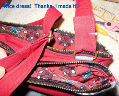 Nice dress!  Thanks, I made it!!