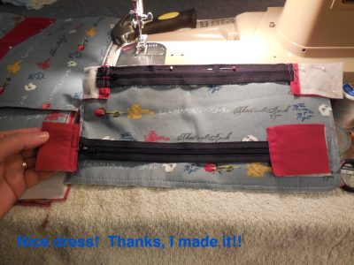 Nice dress!  Thanks, I made it!!