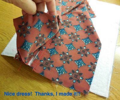 Nice dress!  Thanks, I made it!!