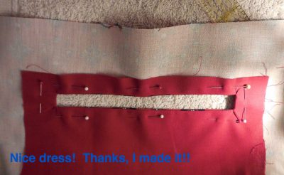 Nice dress!  Thanks, I made it!!