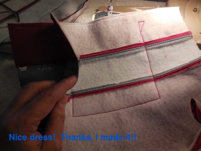 Nice dress!  Thanks, I made it!!