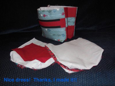 Nice dress!  Thanks, I made it!!