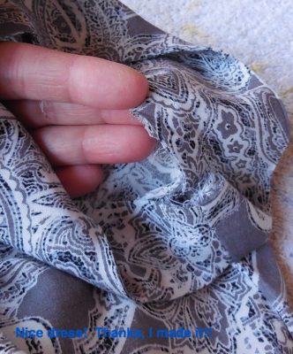 Nice dress!  Thanks, I made it!!