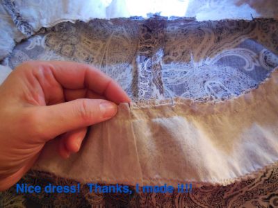 Nice dress!  Thanks, I made it!!