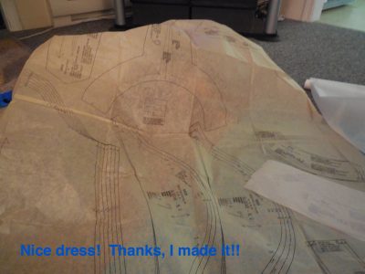 Nice dress!  Thanks, I made it!!