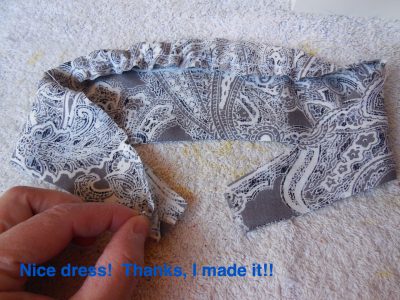 Nice dress!  Thanks, I made it!!