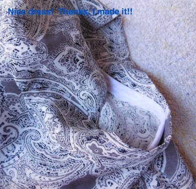 Nice dress!  Thanks, I made it!!