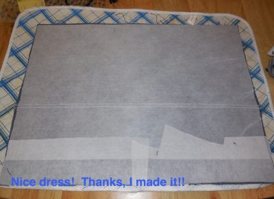 Nice dress!  Thanks, I made it!!