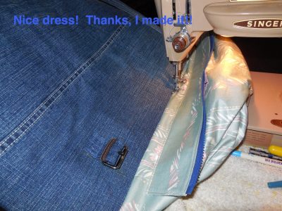 Nice dress!  Thanks, I made it!!