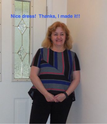 Nice dress!  Thanks, I made it!!