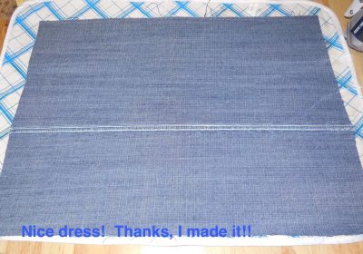 Nice dress!  Thanks, I made it!!