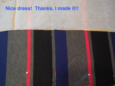 Nice dress!  Thanks, I made it!!