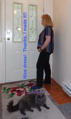 Nice dress!  Thanks, I made it!!