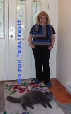 Nice dress!  Thanks, I made it!!