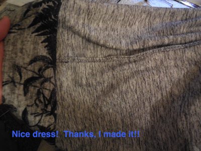 Nice dress!  Thanks, I made it!!