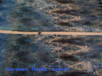 Nice dress!  Thanks, I made it!!