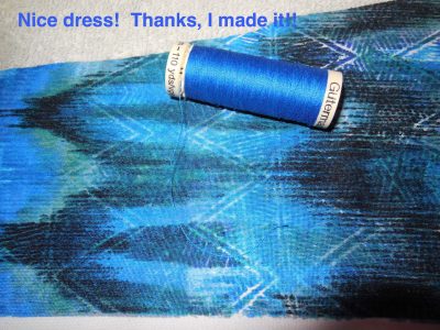 Nice dress!  Thanks, I made it!!