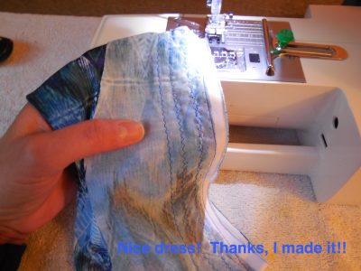 Nice dress!  Thanks, I made it!!