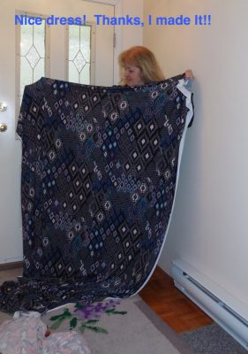 Nice dress!  Thanks, I made it!!