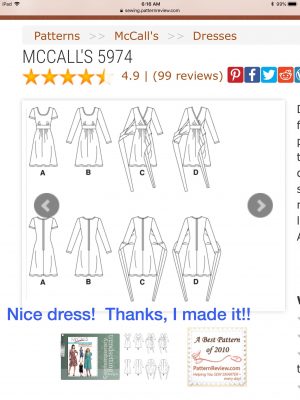 Nice dress!  Thanks, I made it!!