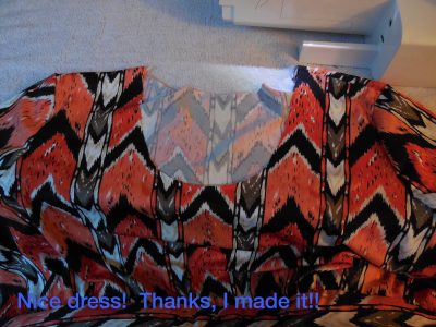 Nice dress!  Thanks, I made it!!