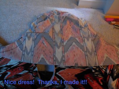 Nice dress!  Thanks, I made it!!