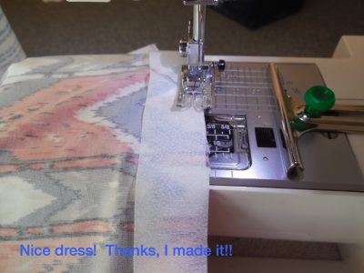 Nice dress!  Thanks, I made it!!