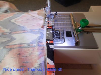 Nice dress!  Thanks, I made it!!