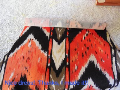 Nice dress!  Thanks, I made it!!