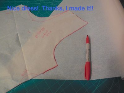 Nice dress!  Thanks, I made it!!