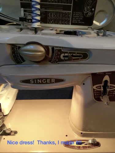 Nice dress!  Thanks, I made it!!