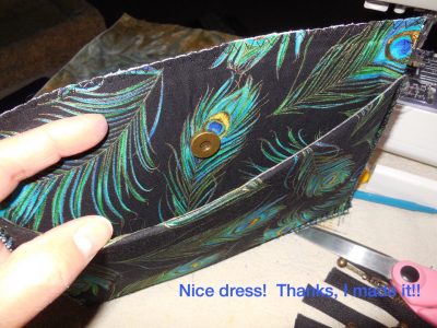 Nice dress!  Thanks, I made it!!