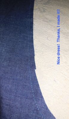 Nice dress!  Thanks, I made it!!